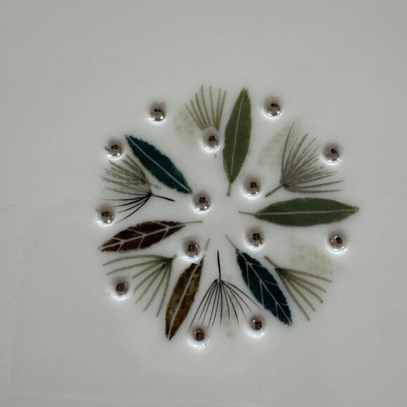 Vintage Sascha Brastoff Luncheon Plates Dessert Salad Bread 9” USA Made - Picture 8 of 8